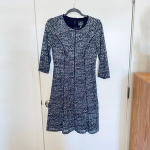 Adrianna Papell Fit & Flare 3/4 Sleeve Dress Sz: 8